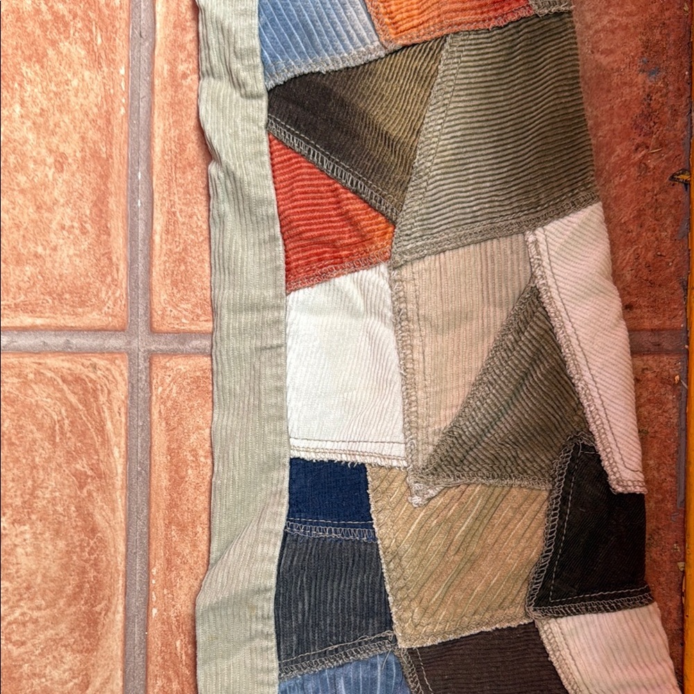 Patchwork Multicolor Pants - Picture 7 of 10